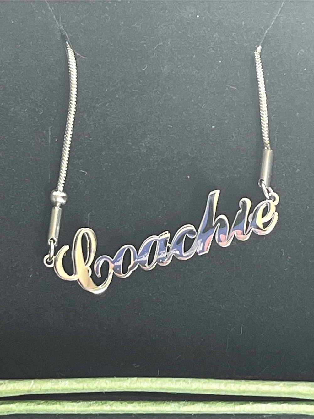 Coachie Silver Custom Necklace